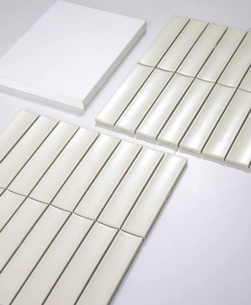 โมเสค TIMELESS TILES รุ่น TIPZY 27.5X29.6 ซม. สีเบจ ผิวด้าน กระเบื้องผนัง